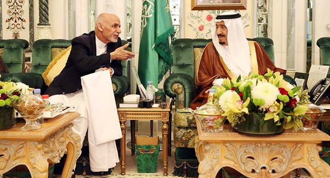 King Salman Receives Presidents  of Afghanistan, Gabon in Makkah